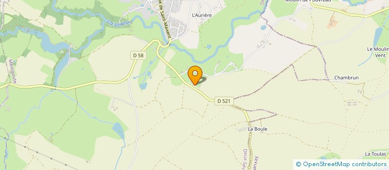 localisation de l'entreprise ST MONTI  MENIGOUTE