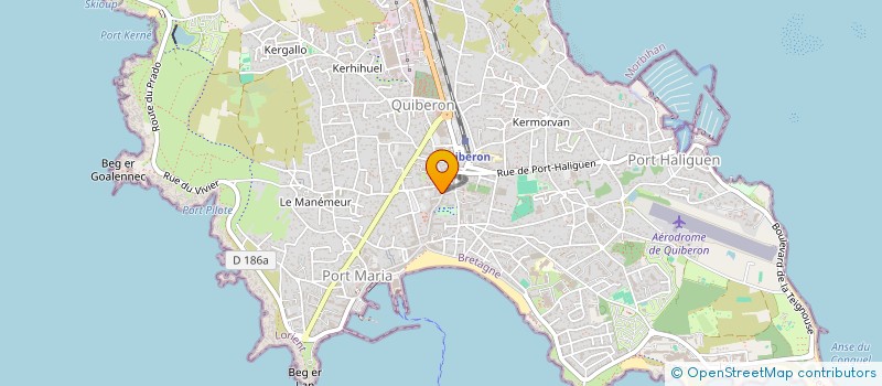 localisation de l'entreprise ST MORBIHANNAISE DE BIJOUTERIE à QUIBERON