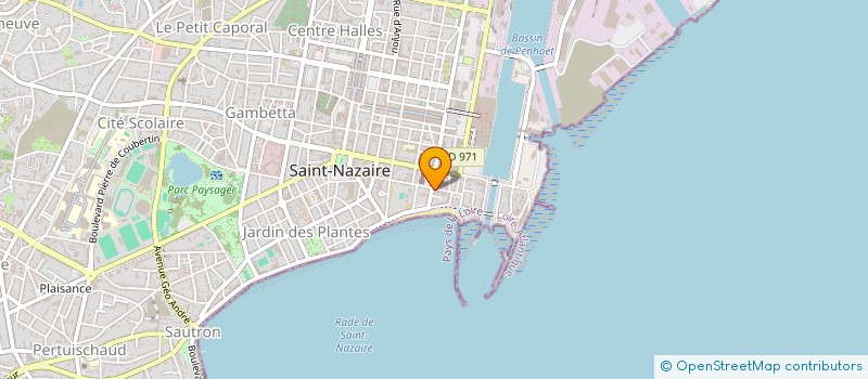 localisation de l'entreprise ST NAZAIRE OMNISPORTS à SAINT-NAZAIRE