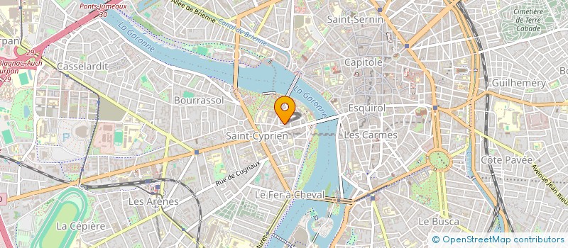localisation de l'entreprise ST NICOLAS à TOULOUSE