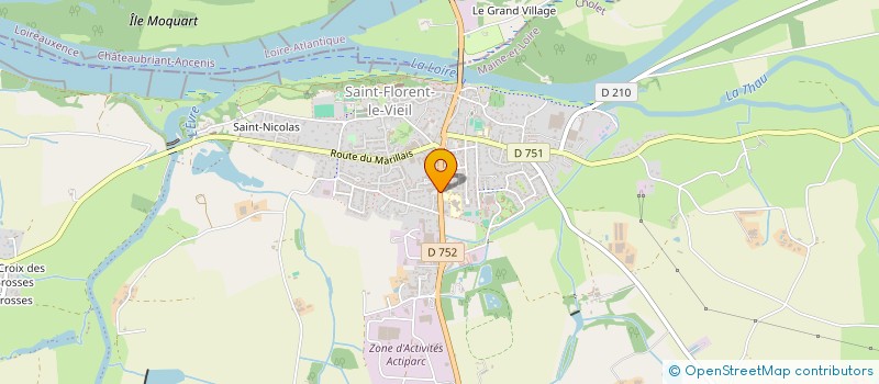 localisation de l'entreprise ST OUEN  MAUGES-SUR-LOIRE