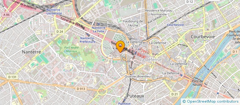 localisation de l'entreprise ST OUEN OPCO  NANTERRE