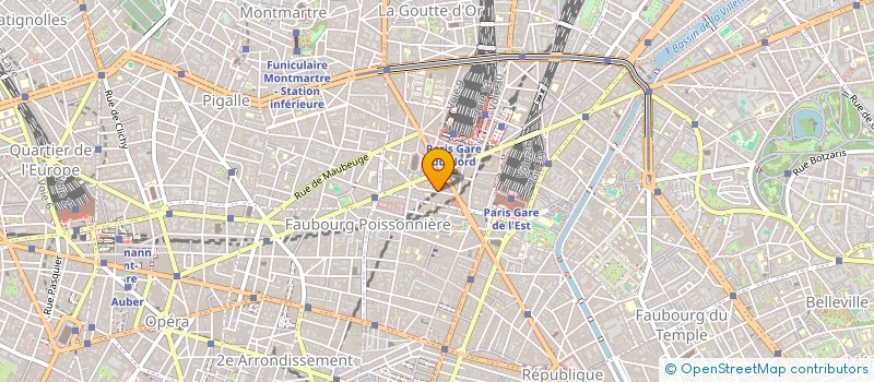 localisation de l'entreprise ST OURS à PARIS