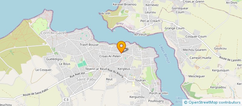 localisation de l'entreprise ST PABU  SWIM & RUN  SAINT-PABU