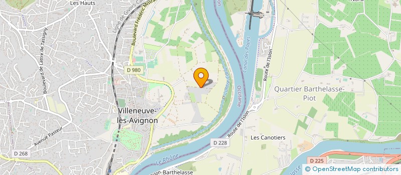 localisation de l'entreprise ST PADCLEVAL à VILLENEUVE-LES-AVIGNON