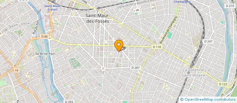 localisation de l'entreprise ST PARADISEAUX à SAINT-MAUR-DES-FOSSES