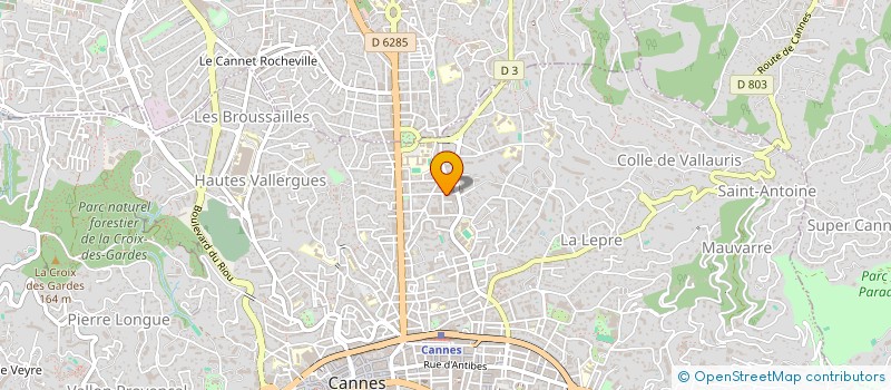 localisation de l'entreprise ST PAUL A  CANNES