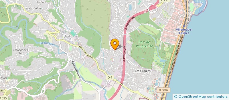 localisation de l'entreprise ST PIERRE  BIOT