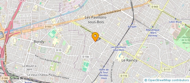 localisation de l'entreprise ST PIERRE à LES PAVILLONS-SOUS-BOIS