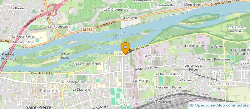 localisation de l'entreprise ST PIERRE DANSE  SAINT-PIERRE-DES-CORPS