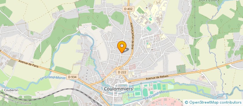 localisation de l'entreprise ST PIERRE IMMOBILIER à COULOMMIERS