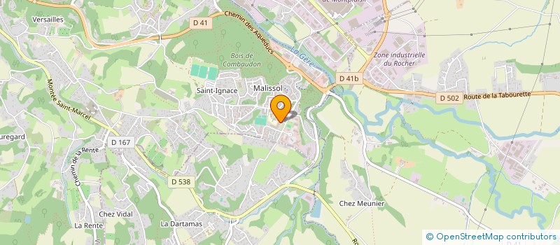 localisation de l'entreprise ST PLOMBERIE  VIENNE