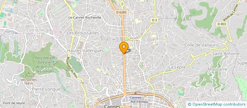 localisation de l'entreprise ST PONS  CANNES