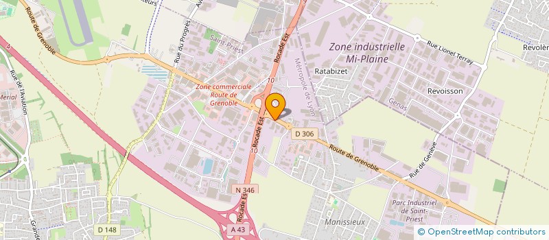 localisation de l'entreprise ST PRIEST VB  SAINT-PRIEST