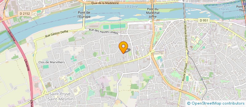 localisation de l'entreprise ST PRYVE OLIVET HANDBALL à ORLEANS