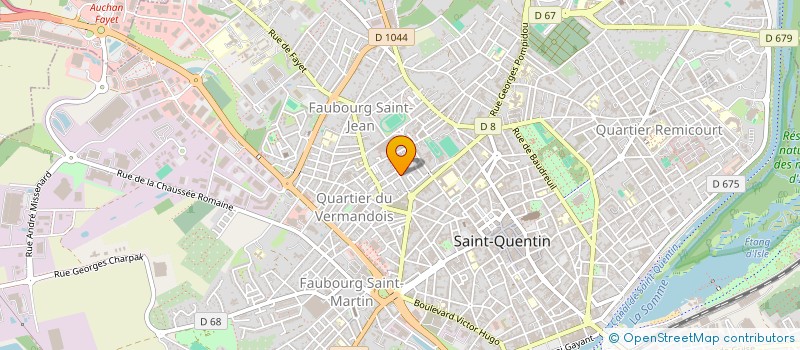 localisation de l'entreprise ST QUENTIN à SAINT-QUENTIN