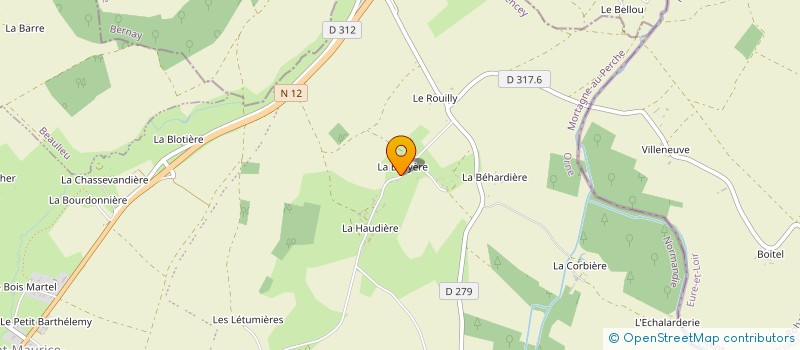 localisation de l'entreprise ST RACING à TOUROUVRE AU PERCHE