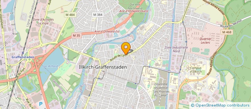 localisation de l'entreprise ST RAVALEMENT  ILLKIRCH-GRAFFENSTADEN