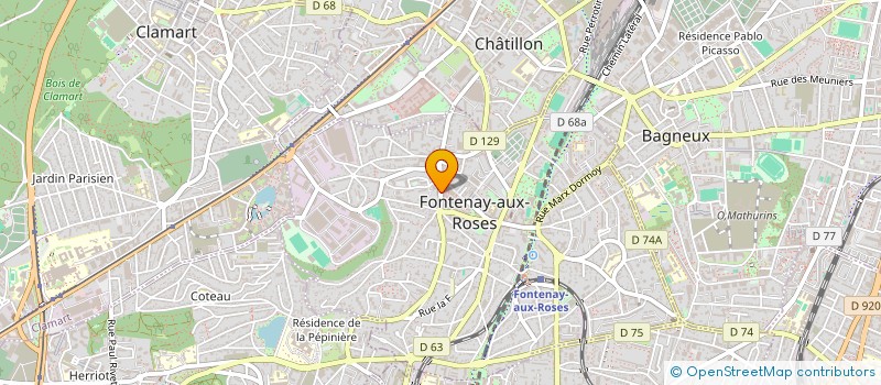 localisation de l'entreprise ST RENOVE à FONTENAY-AUX-ROSES