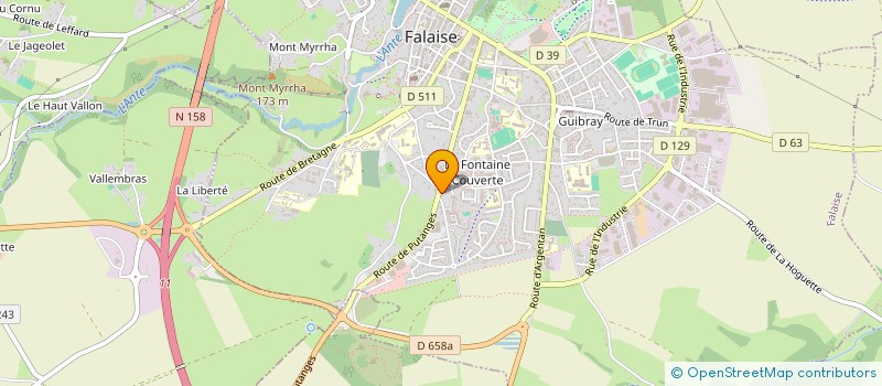 localisation de l'entreprise ST SAENS FALAISE  FALAISE