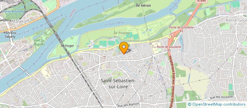 localisation de l'entreprise ST SEBASTIEN PING PONG CLUB  SAINT-SEBASTIEN-SUR-LOIRE