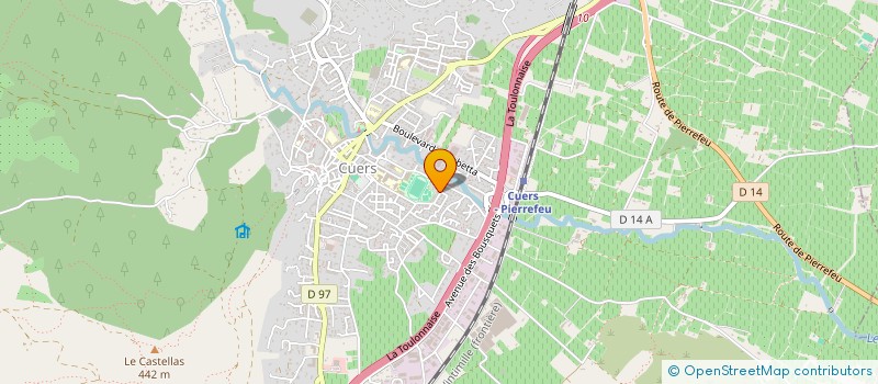 localisation de l'entreprise ST SERVICES  CUERS