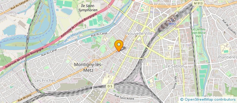 localisation de l'entreprise ST SMILE DESIGN  MONTIGNY-LES-METZ