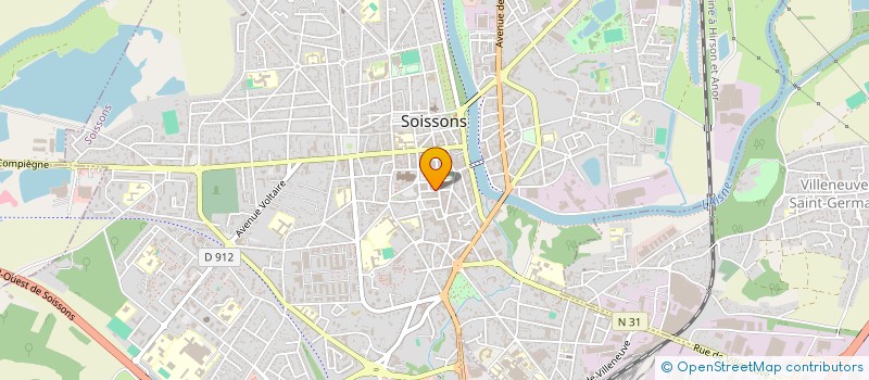 localisation de l'entreprise ST SOISSONS à SOISSONS