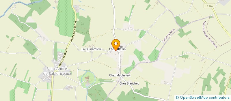 localisation de l'entreprise ST SORNIN TAXI  SABLONCEAUX