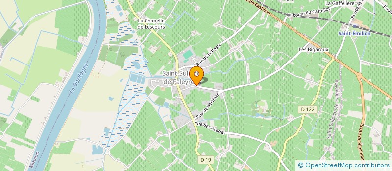 localisation de l'entreprise ST-SULPICE PHYSIO  SAINT-SULPICE-DE-FALEYRENS