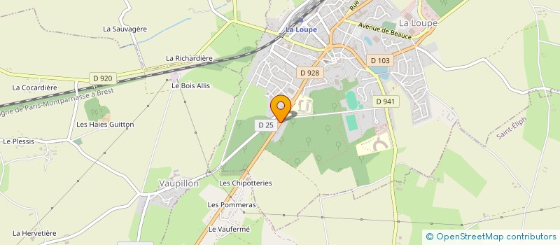 localisation de l'entreprise ST THIBAULT AUTOMOBILES à LA LOUPE