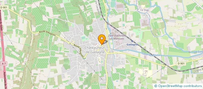 localisation de l'entreprise ST TOITURES  LE THOR