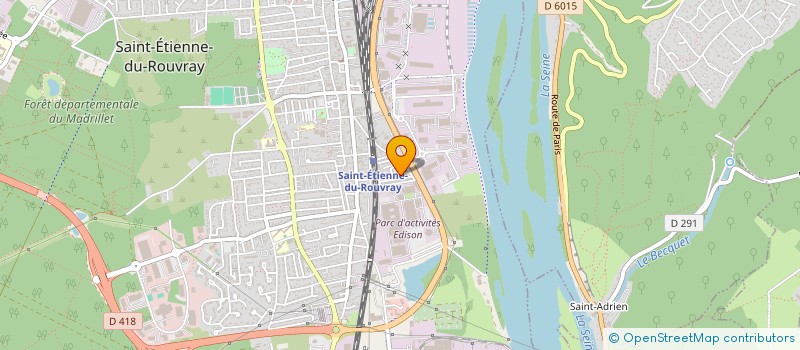 localisation de l'entreprise ST TRANSPORT  SAINT-ETIENNE-DU-ROUVRAY