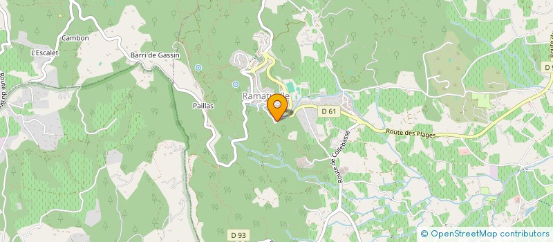 localisation de l'entreprise ST TROPEZ RIVAGES & LITTORAL  RAMATUELLE