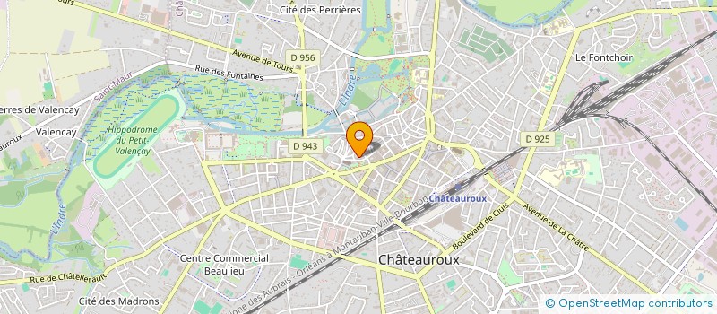 localisation de l'entreprise ST TRYPHON à CHATEAUROUX