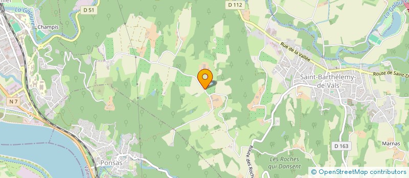 localisation de l'entreprise ST VICTOR  SAINT-BARTHELEMY-DE-VALS