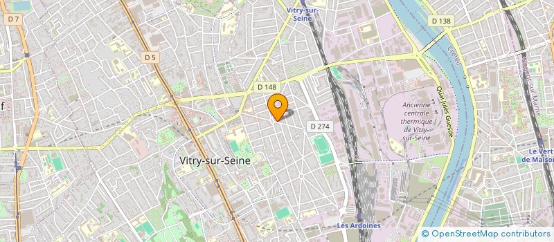 localisation de l'entreprise ST VITRY EXOTIQUE à VITRY-SUR-SEINE