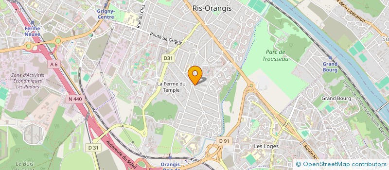 localisation de l'entreprise ST VTC TOURISME à RIS-ORANGIS
