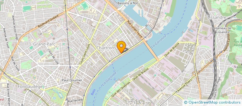 localisation de l'entreprise ST X 2  BORDEAUX