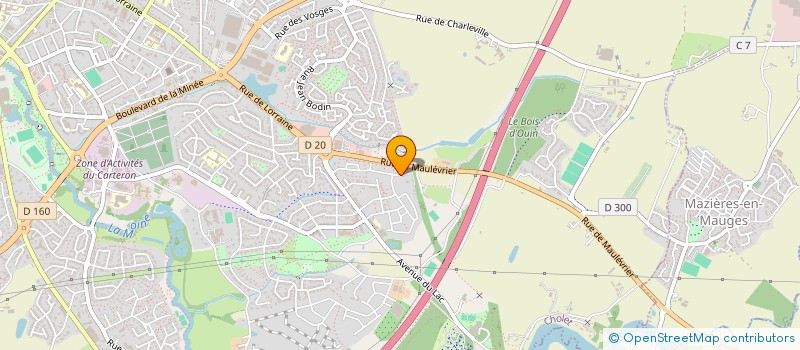 localisation de l'entreprise ST YIRTICI IMMOBILIER à CHOLET