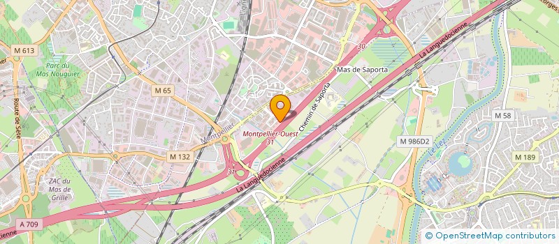 localisation de l'entreprise ST2 à LATTES