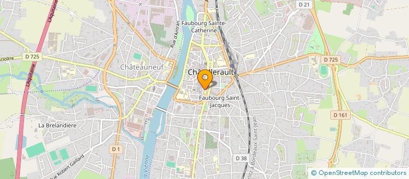 localisation de l'entreprise ST2  CHATELLERAULT