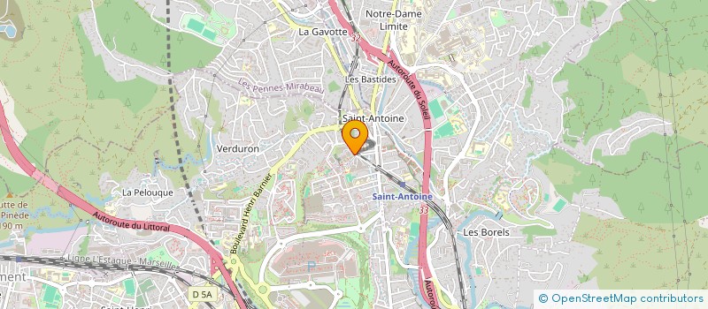 localisation de l'entreprise ST2014 à MARSEILLE