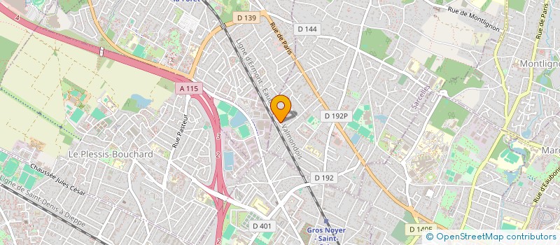localisation de l'entreprise ST2C à SAINT-PRIX