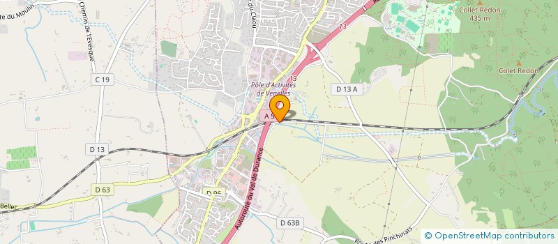 localisation de l'entreprise ST2G  VENELLES