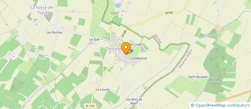 localisation de l'entreprise ST2GV à CERNUSSON
