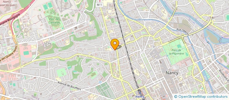 localisation de l'entreprise ST2P  NANCY