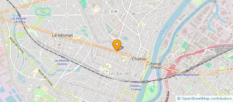 localisation de l'entreprise ST2R à LE VESINET