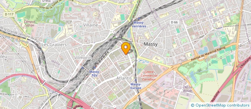 localisation de l'entreprise ST2R SHOP à MASSY