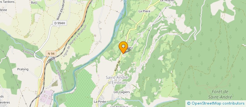 localisation de l'entreprise ST2S à SAINT-ANDRE-D'EMBRUN